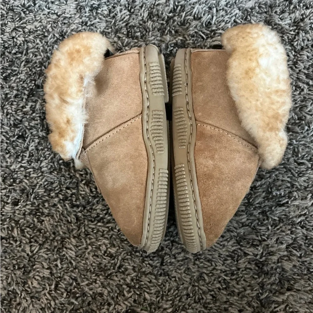 CLOUD NINE Sheepskin Tan Booties Slippers Toddlers Boys/ Girls Size 8/9
